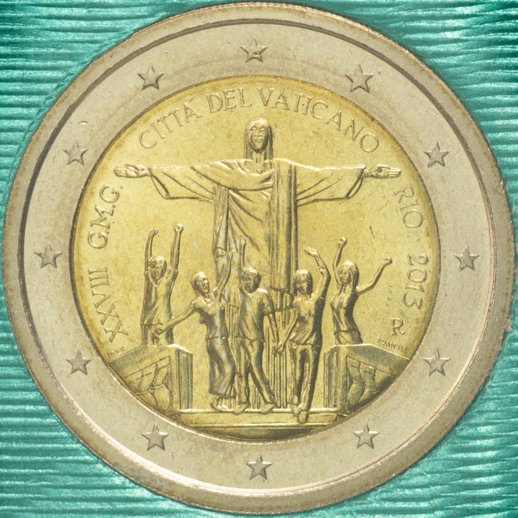 VATICAN CITY, 2 Euro, 2013, Rome, KM #446, MS(65-70), Bi-Metallic, 0.00