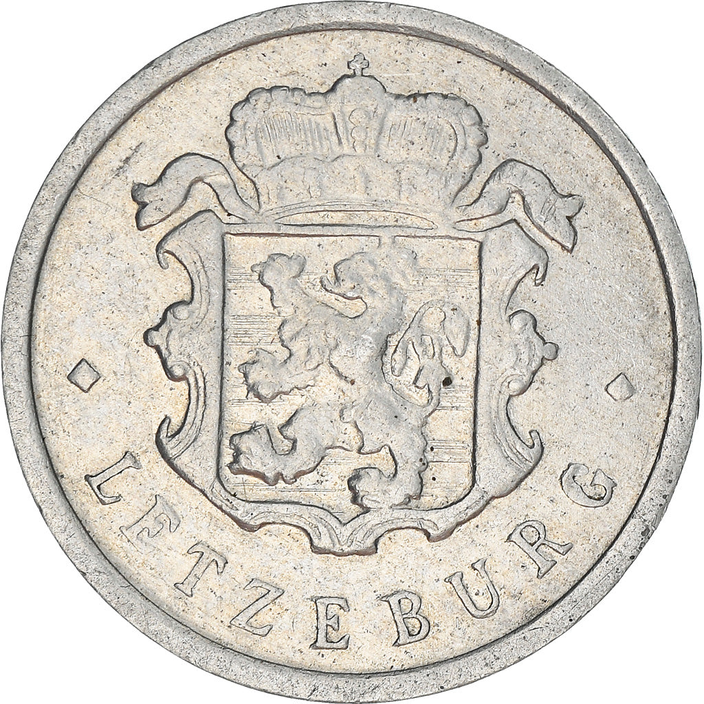 Coin, Luxembourg, Jean, 25 Centimes, 1954, EF(40-45), Aluminum, KM:45a.2