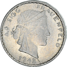 Monnaie, Suisse, 5 Centimes, 1948, TTB+, Aluminium