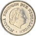Munten, Nederland, Juliana, 25 Cents, 1970, ZF+, Nickel, KM:183