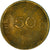 Moneta, Grecja, 50 Lepta, 1976, EF(40-45), Mosiądz niklowy, KM:115
