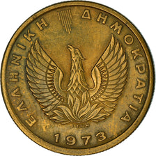 Coin, Greece, Drachma, 1973, EF(40-45), Nickel-brass, KM:107