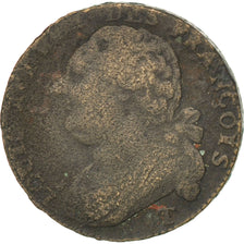 Moneta, Francia, 12 deniers françois, 12 Deniers, 1792, Nantes, B+, Bronzo