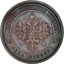 Moeda, Rússia, Nicholas II, Kopek, 1913, AU(55-58), Cobre, KM:9.2