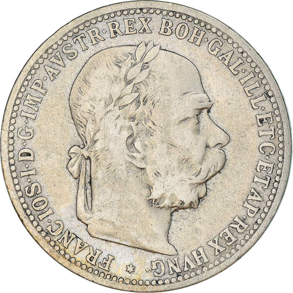 Coin, Austria, Franz Joseph I, Corona, 1899, VF(20-25), Silver, KM:2804