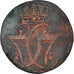 Coin, Denmark, Christian VII, Skilling, 1771, F(12-15), Copper, KM:616.1