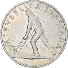 Coin, Italy, 2 Lire, 1948, Rome, AU(55-58), Aluminum, KM:88