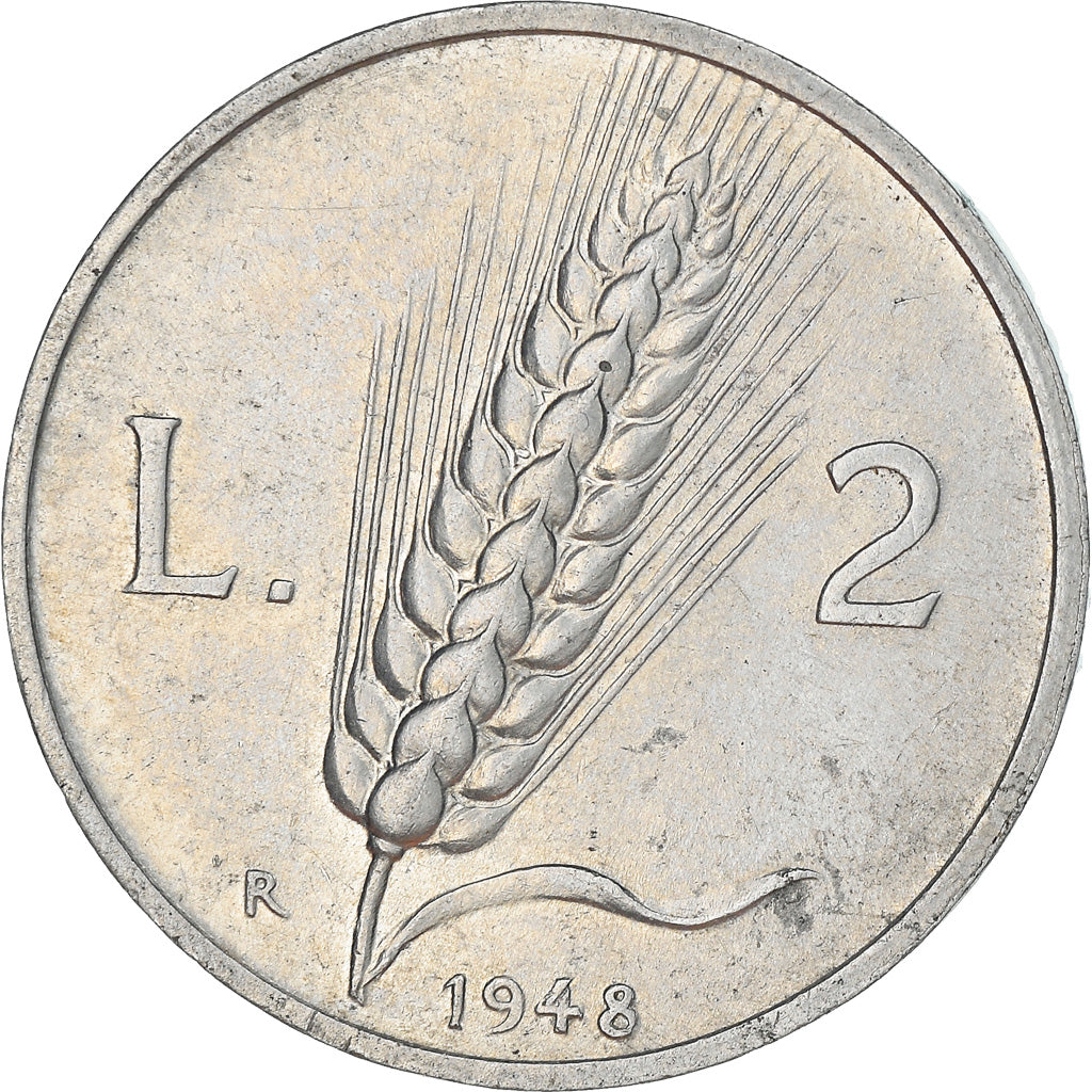 Monnaie, Italie, 2 Lire, 1948, Rome, SUP, Aluminium, KM:88