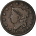 Coin, United States, Coronet Cent, Cent, 1818, U.S. Mint, Philadelphia