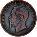 Coin, Italy, Vittorio Emanuele II, 10 Centesimi, 1867, Birmingham, VF(20-25)