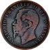 Moneta, Italia, Vittorio Emanuele II, 10 Centesimi, 1867, Birmingham, MB, Rame