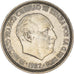 Monnaie, Espagne, Caudillo and regent, 5 Pesetas, 1974, TTB+, Cupro-nickel