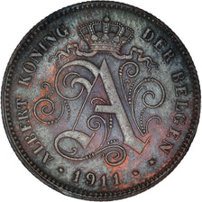 Coin, Belgium, Albert I, 2 Centimes, 1911, AU(50-53), Copper, KM:65