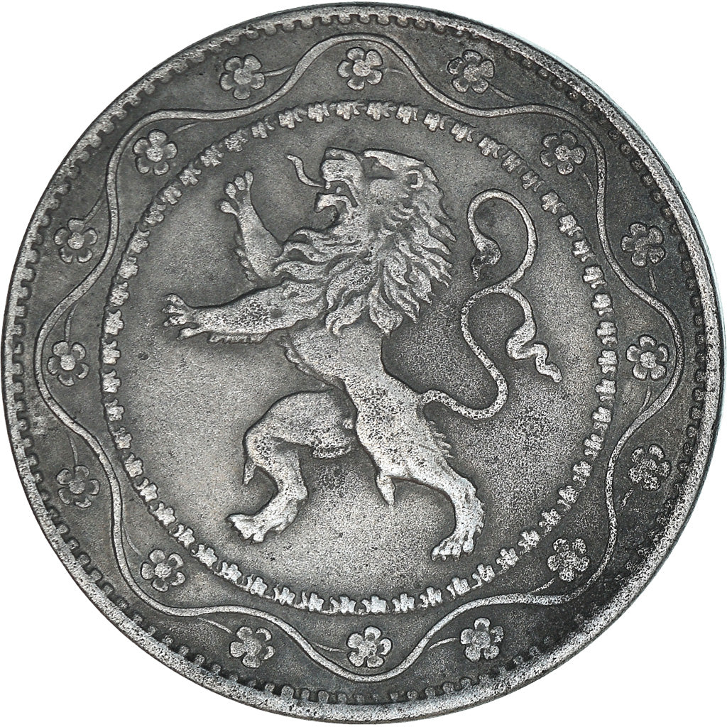 Coin, Belgium, 25 Centimes, 1918, EF(40-45), Zinc, KM:82