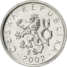 Moneta, Repubblica Ceca, 10 Haleru, 2002, FDC, Alluminio, KM:6