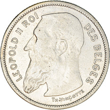 Coin, Belgium, 2 Francs, 2 Frank, 1904, VF(20-25), Silver, KM:58.1