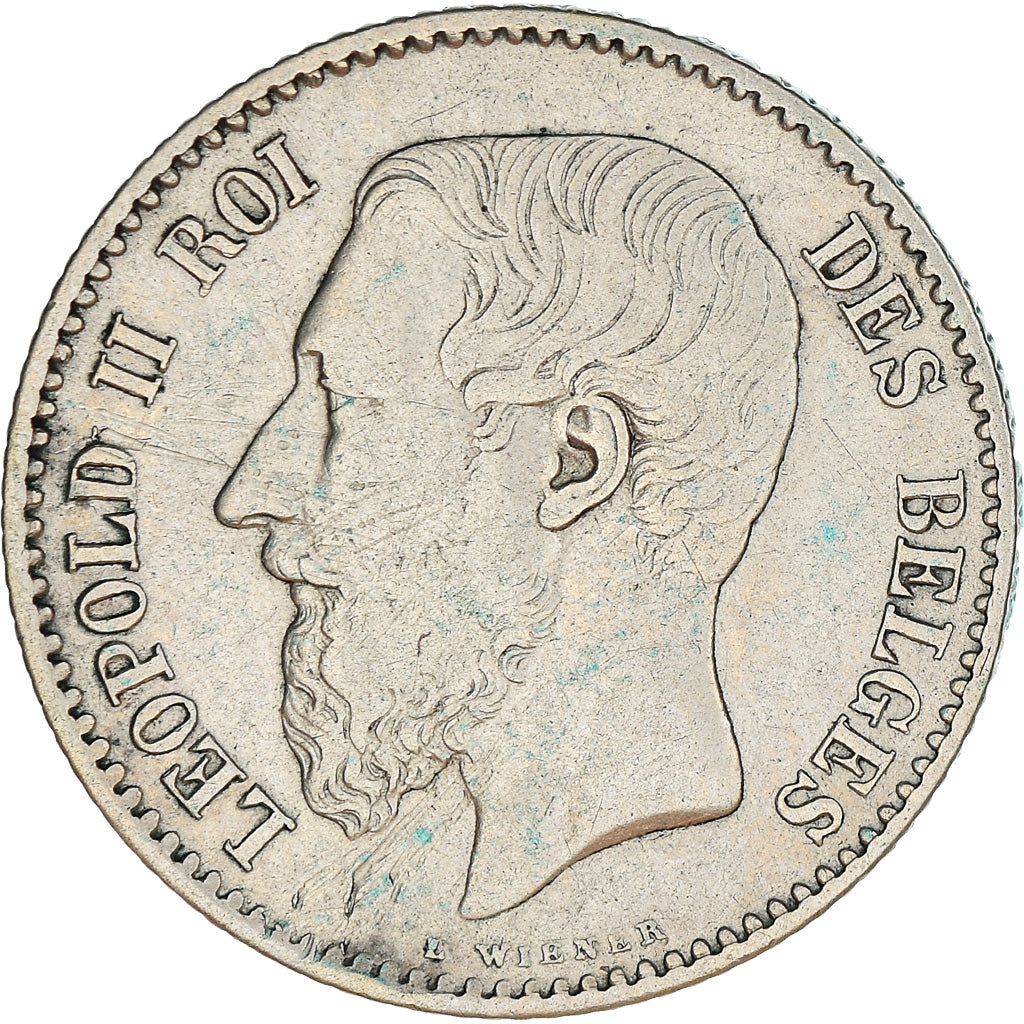 Coin, Belgium, Leopold II, Franc, 1869, EF(40-45), Silver, KM:28.1