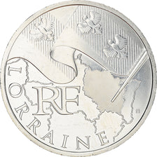 France, 10 Euro, Lorraine, 2010, MS(63), Silver