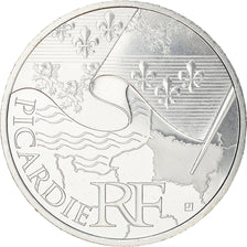 France, 10 Euro, Picardie, 2010, MS(63), Silver