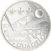 France, 10 Euro, Guadeloupe, 2010, MS(63), Silver