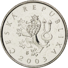 Moneta, Repubblica Ceca, Koruna, 2003, FDC, Acciaio placcato nichel, KM:7