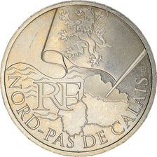 France, 10 Euro, Nord-Pas de Calais, 2010, AU(55-58), Silver