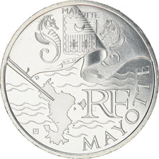 Frankreich, 10 Euro, Mayotte, 2010, UNZ, Silber