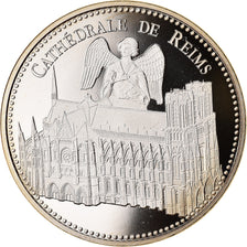 France, Médaille, Cathédrale de Reims, FDC, Copper-nickel