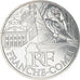 France, 10 Euro, Franche-Comté, 2011, MS(63), Silver