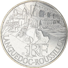 France, 10 Euro, Languedoc-Rousillon, 2011, MS(63), Silver