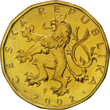 Moneta, Repubblica Ceca, 20 Korun, 2002, FDC, Acciaio placcato ottone, KM:5