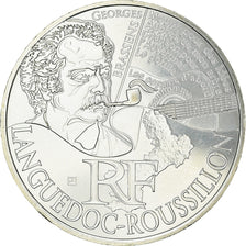 France, 10 Euro, Languedoc-Rousillon, 2012, MS(63), Silver