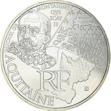 France, 10 Euro, Aquitaine, 2012, MS(63), Silver