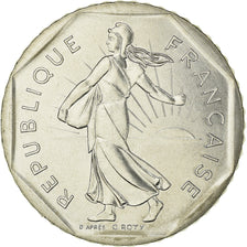 Coin, France, Semeuse, 2 Francs, 1987, FDC, MS(65-70), Nickel, KM:942.1