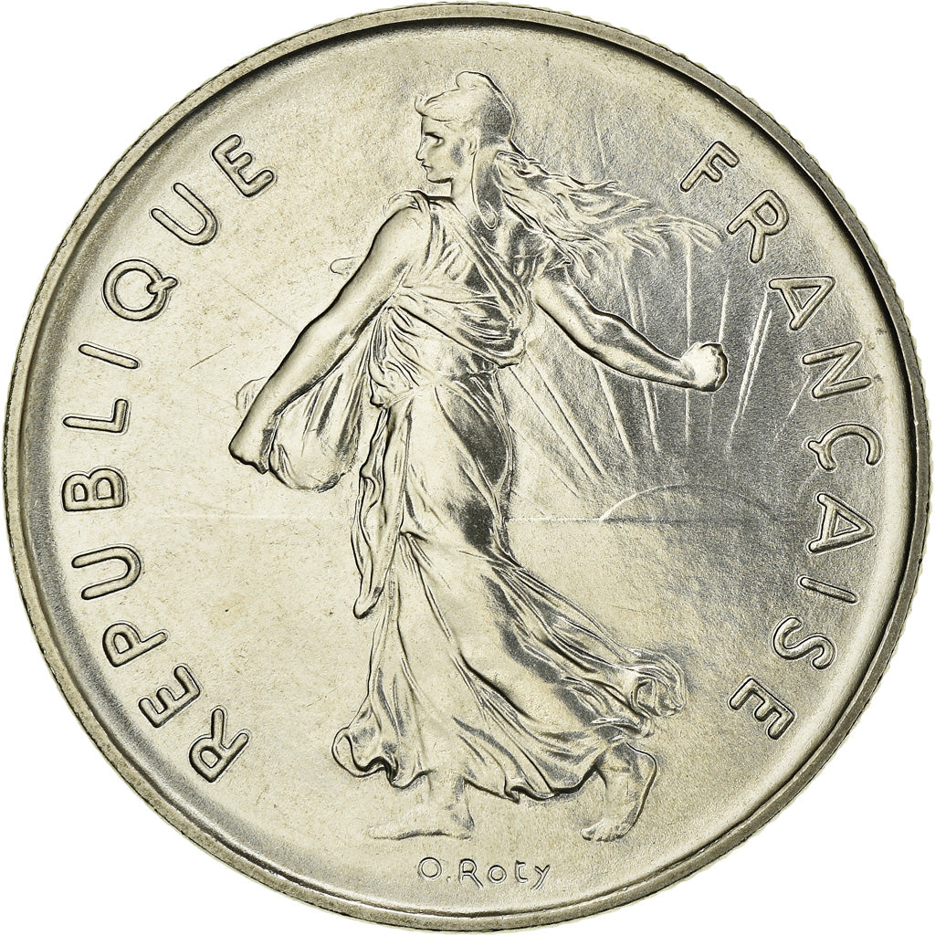 Coin, France, Semeuse, 5 Francs, 1987, Paris, MS(65-70), Nickel Clad