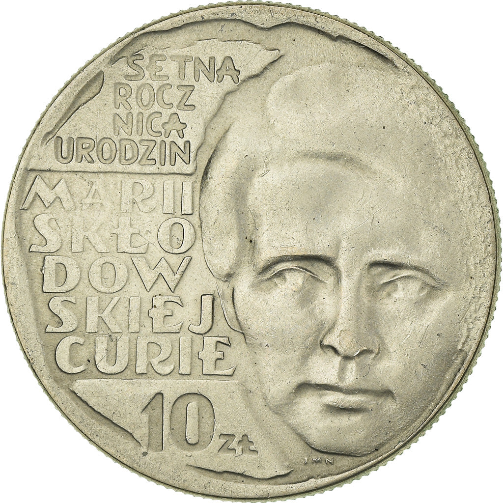 Moeda, Polónia, 10 Zlotych, 1967, Warsaw, AU(55-58), Cobre-níquel, KM:59