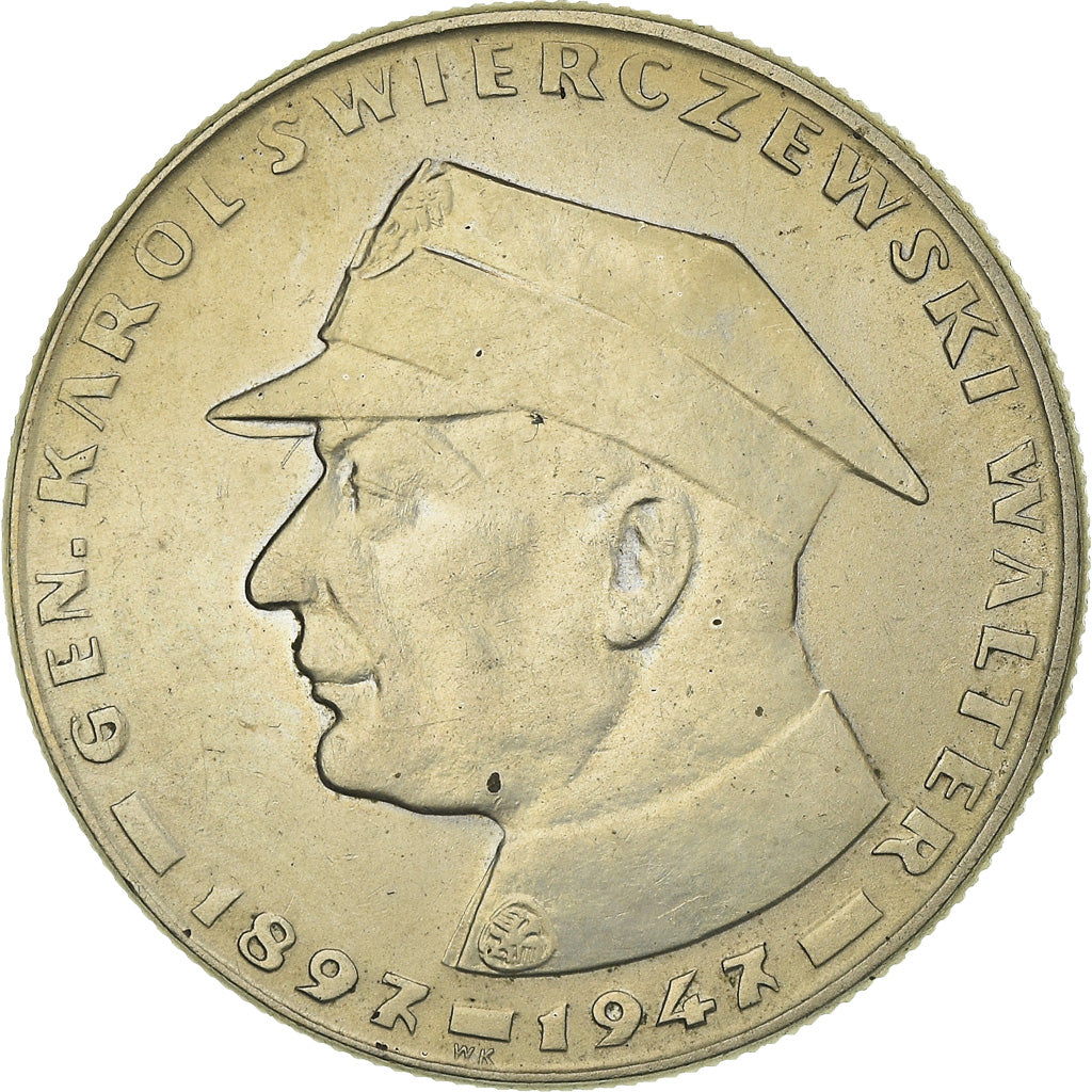 Münze, Polen, 10 Zlotych, 1967, Warsaw, VZ+, Kupfer-Nickel, KM:58
