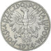 Monnaie, Pologne, 5 Zlotych, 1974, Warsaw, SUP, Aluminium, KM:47