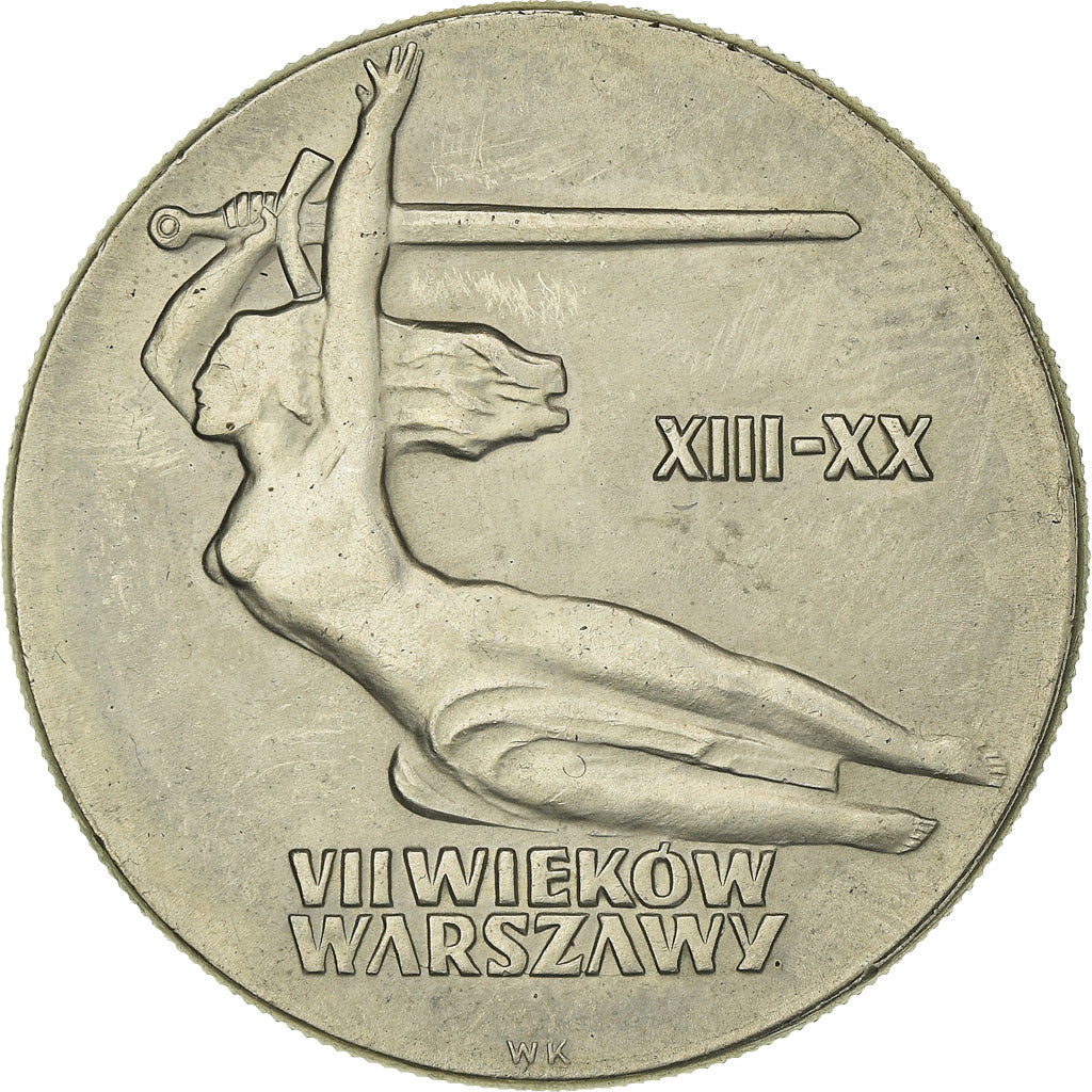 Münze, Polen, 10 Zlotych, 1965, Warsaw, VZ, Kupfer-Nickel, KM:54