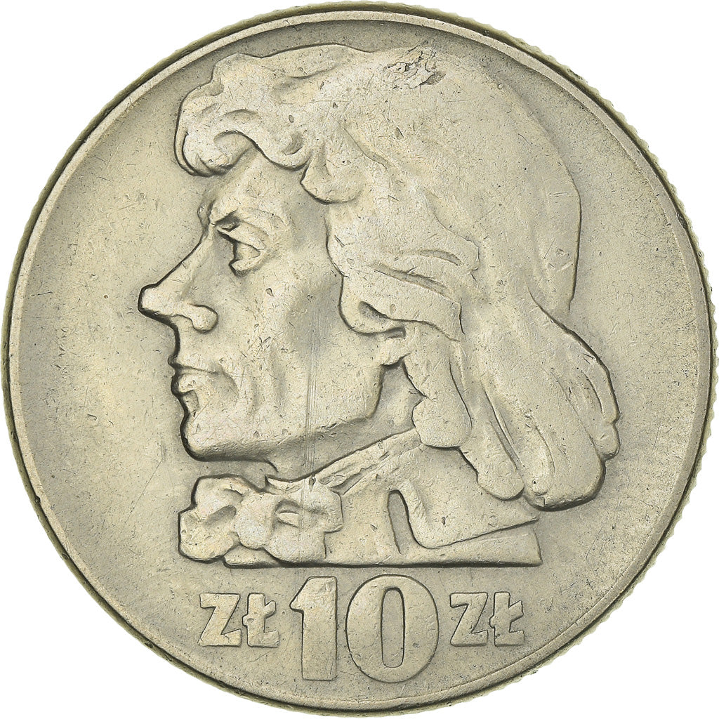 Munten, Polen, 10 Zlotych, 1960, Warsaw, Kopernik, ZF, Cupro-nikkel, KM:51a