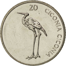 SLOVENIA, 20 Tolarjev, 2006, Kremnica, KM #51, MS(65-70), Copper-Nickel, 24,...