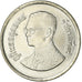 Coin, Thailand, Rama IX, 5 Baht, 1982, MS(63), Copper-Nickel Clad Copper, KM:160