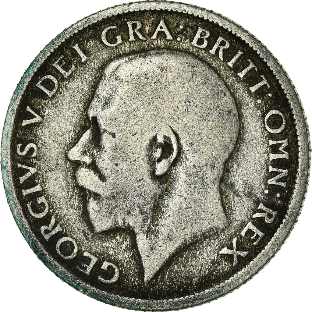 Coin, Great Britain, George V, Shilling, 1920, F(12-15), Silver, KM:816a