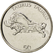 Moneta, Słowenia, 50 Tolarjev, 2005, MS(65-70), Miedź-Nikiel, KM:52