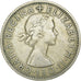 Moeda, Grã-Bretanha, Elizabeth II, 1/2 Crown, 1961, VF(20-25), Cobre-níquel