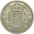 Moneda, Gran Bretaña, Elizabeth II, 1/2 Crown, 1961, BC+, Cobre - níquel