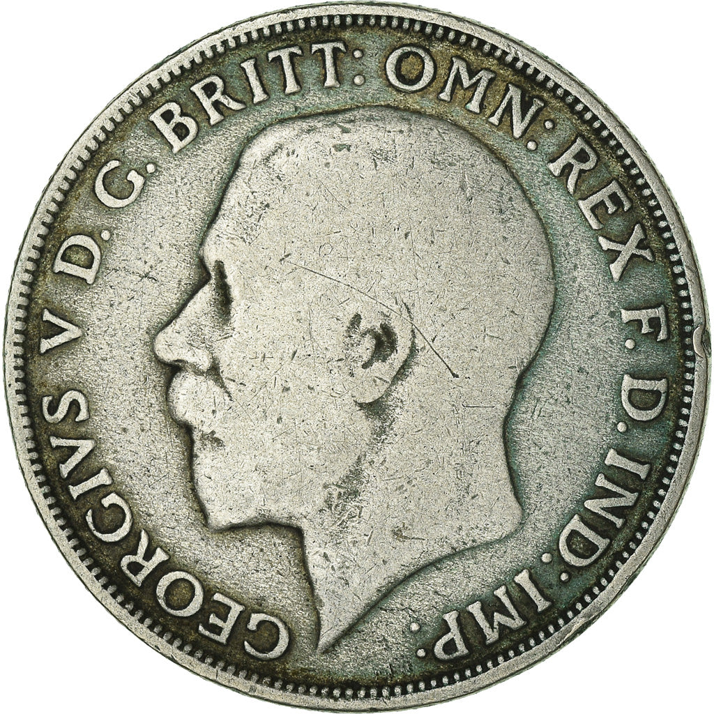 Moneta, Gran Bretagna, George V, Florin, Two Shillings, 1921, B+, Argento