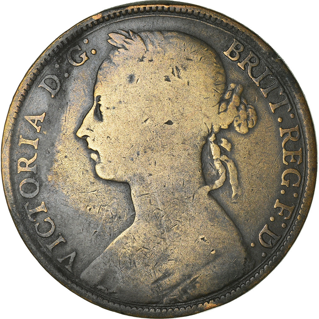 Monnaie, Grande-Bretagne, Victoria, Penny, 1894, B+, Bronze, KM:755