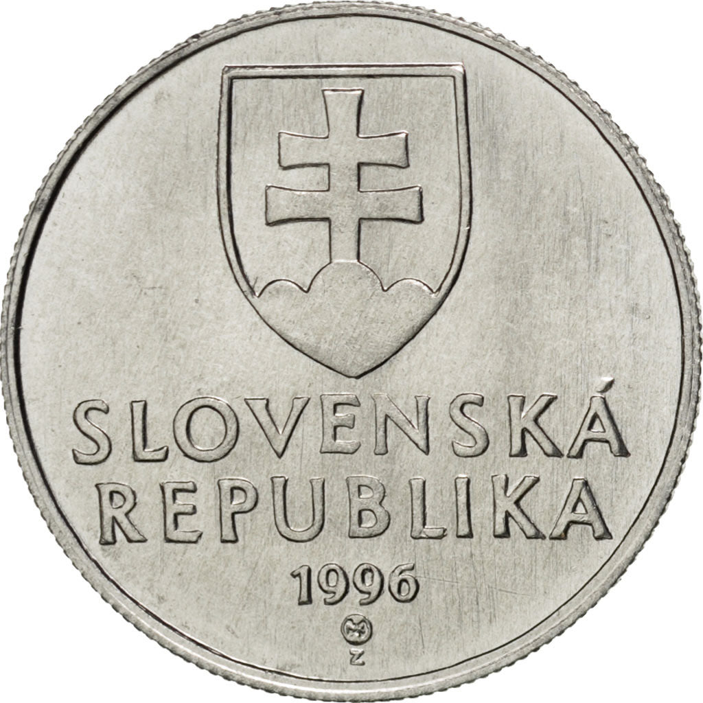 SLOVAKIA, 20 Halierov, 1996, KM #18, MS(65-70), Aluminum, 19.5, 1.00