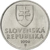 SLOVAKIA, 20 Halierov, 1996, KM #18, MS(65-70), Aluminum, 19.5, 1.00